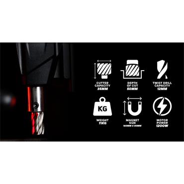 Rotabroach Commando 35 1200w 35mm Magnetic Drill